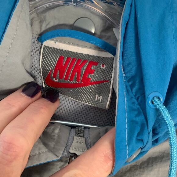 Nike Vintage windbreaker Blue/Grey size medium - Picture 2 of 3